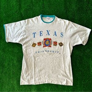 Texas Friendship Retro Single Stitch T-Shirt